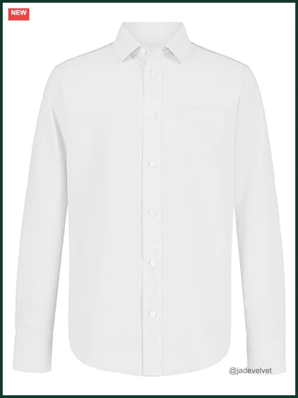 Nautica Big Boys' Long Sleeve Performance Oxford Button-Down Shirt, School
